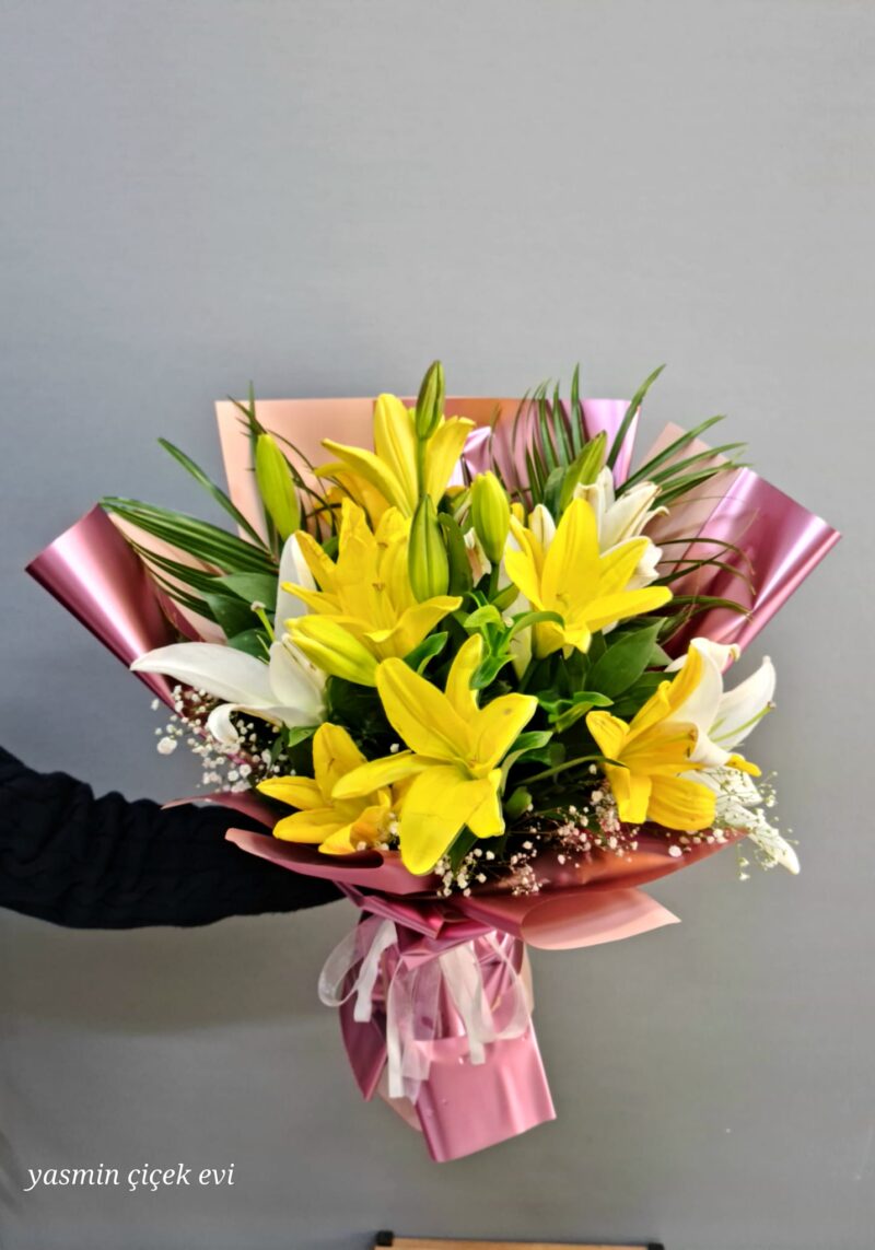 LİLYUM BUKETİ CANLI