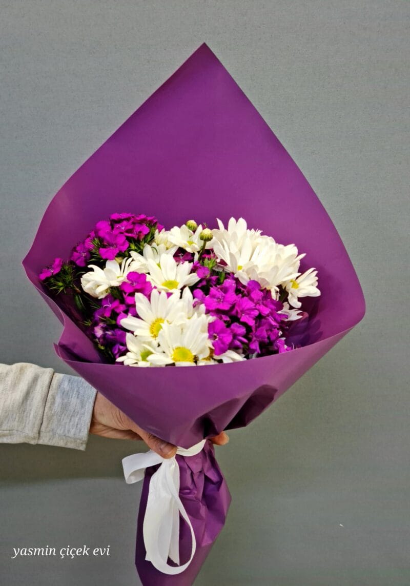 PAPATYA VE HÜSNÜ YUSUF BUKETİ CANLI